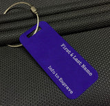 Small Custom Metal Travel Tag
