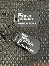 Custom Dog Tag Set - Modern